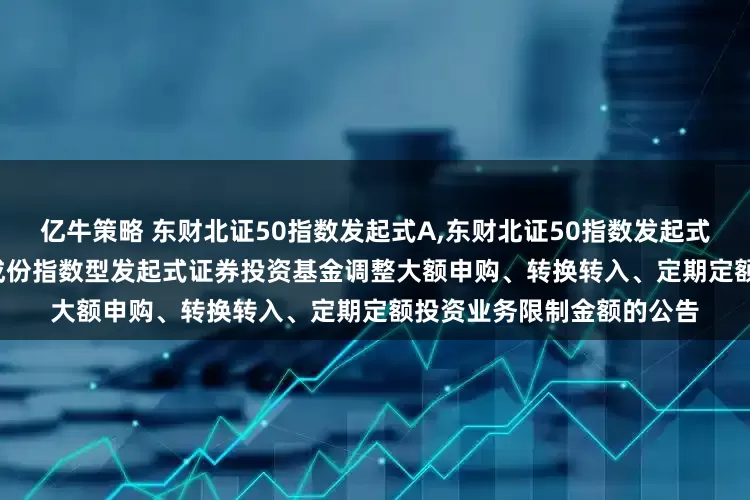 亿牛策略 东财北证50指数发起式A,东财北证50指数发起式C: 关于西藏东财北证50成份指数型发起式证券投资基金调整大额申购、转换转入、定期定额投资业务限制金额的公告