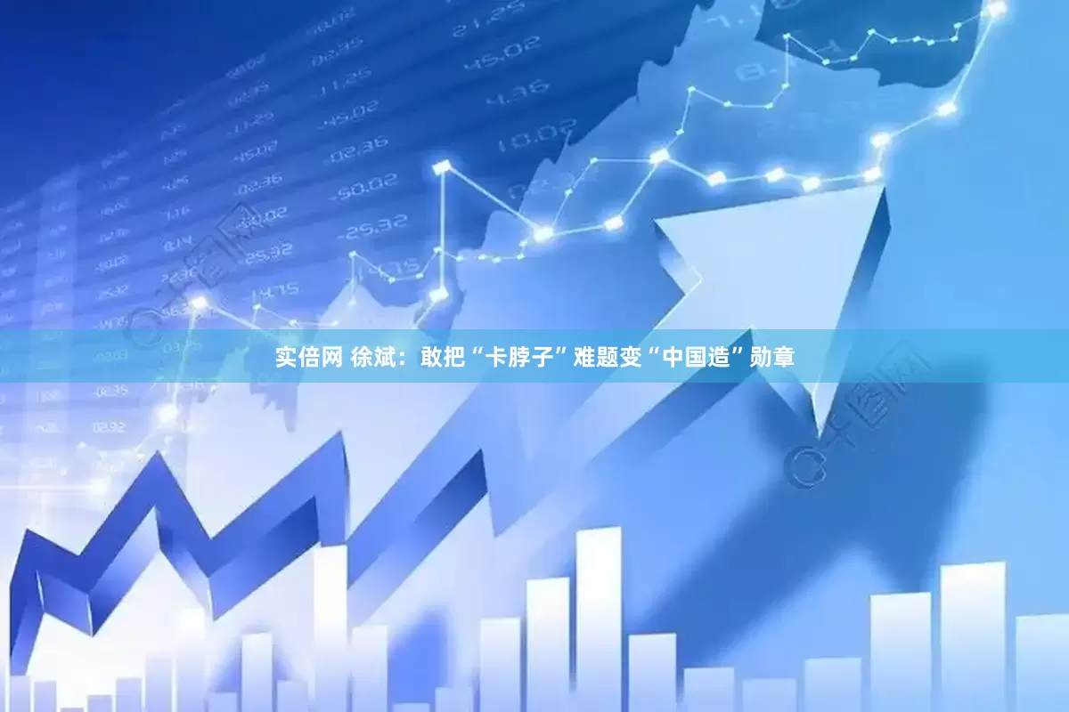 实倍网 徐斌：敢把“卡脖子”难题变“中国造”勋章